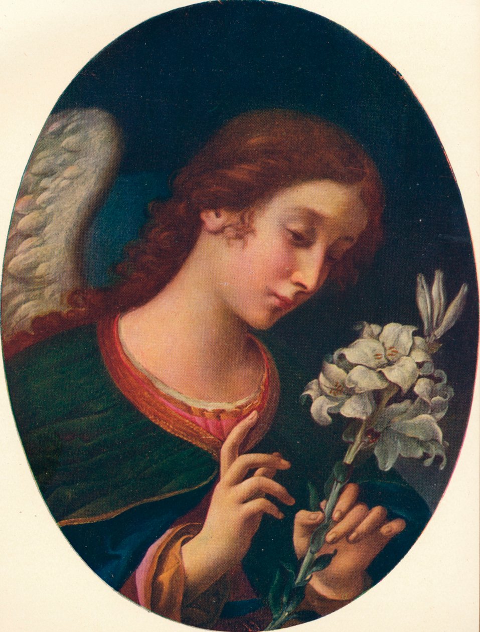 Anjo da Anunciação, século XVII de Carlo Dolci