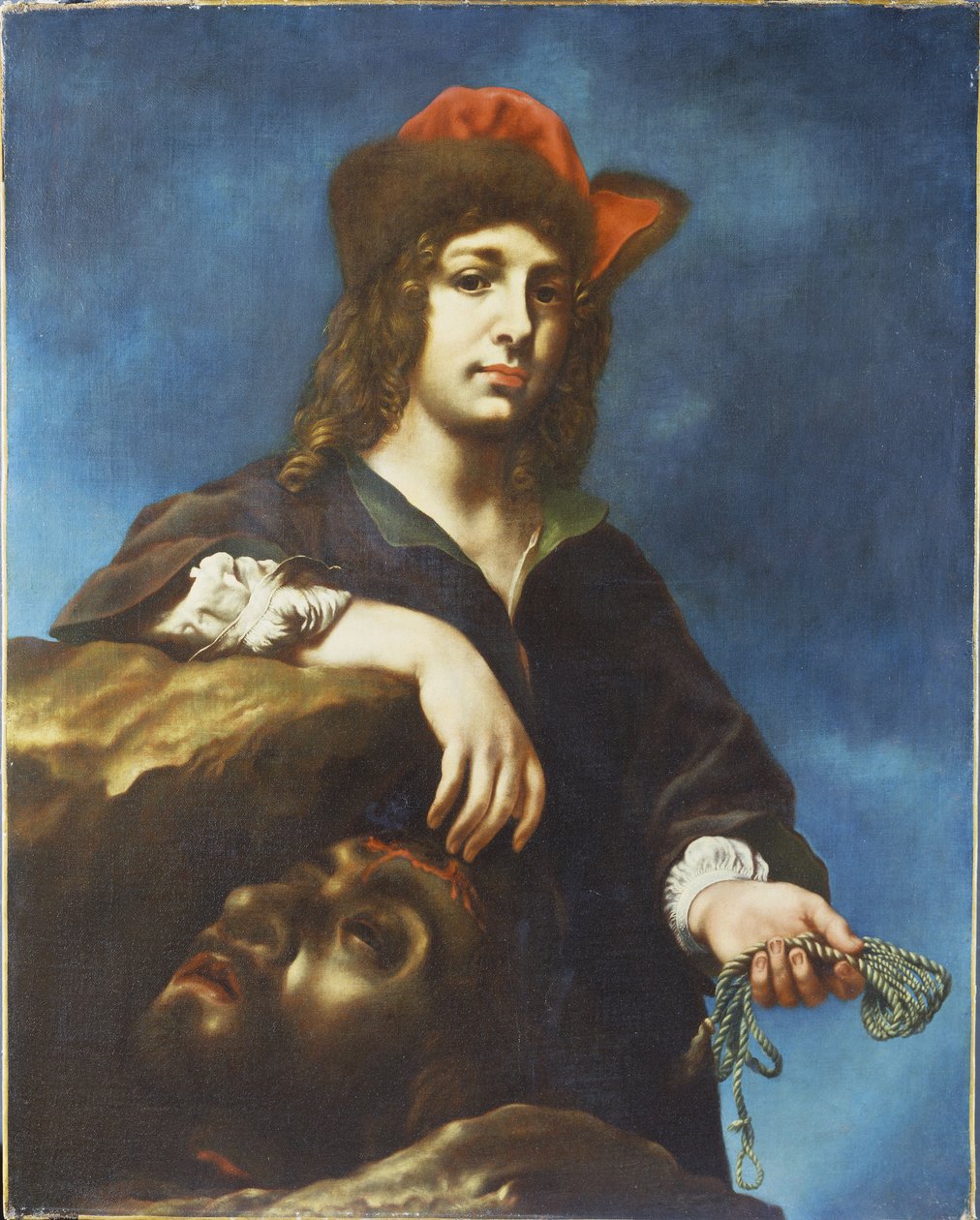 Davi com a cabeça de Golias de Carlo Dolci
