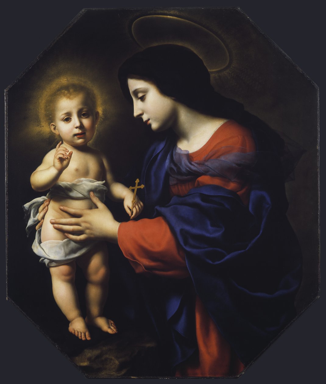 Madonna e criança, 1651 de Carlo Dolci