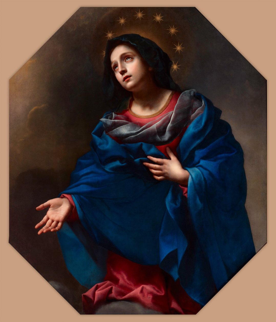 Madonna na Glória de Carlo Dolci