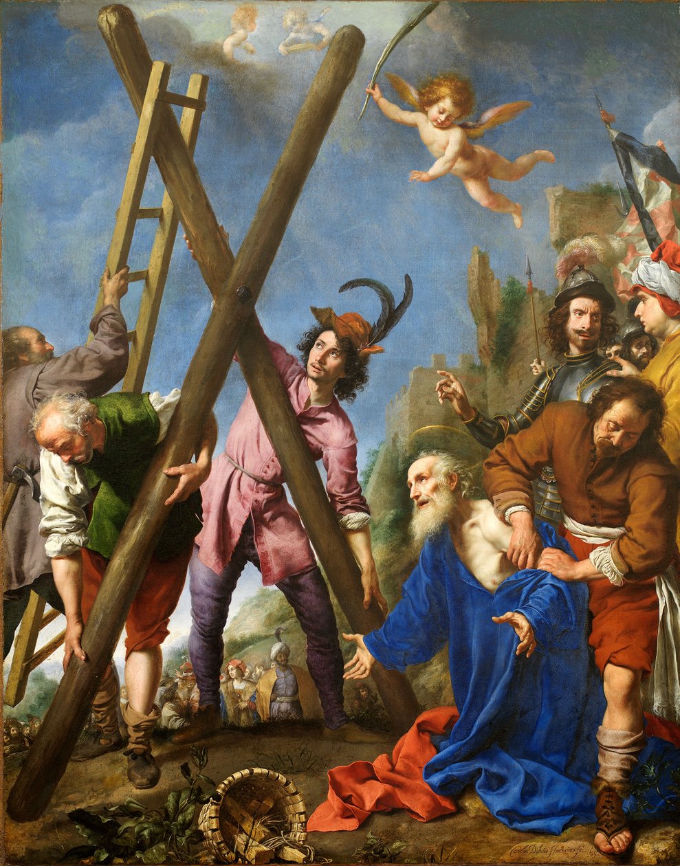 Santo André Orando Antes de Seu Martírio, 1643 de Carlo Dolci