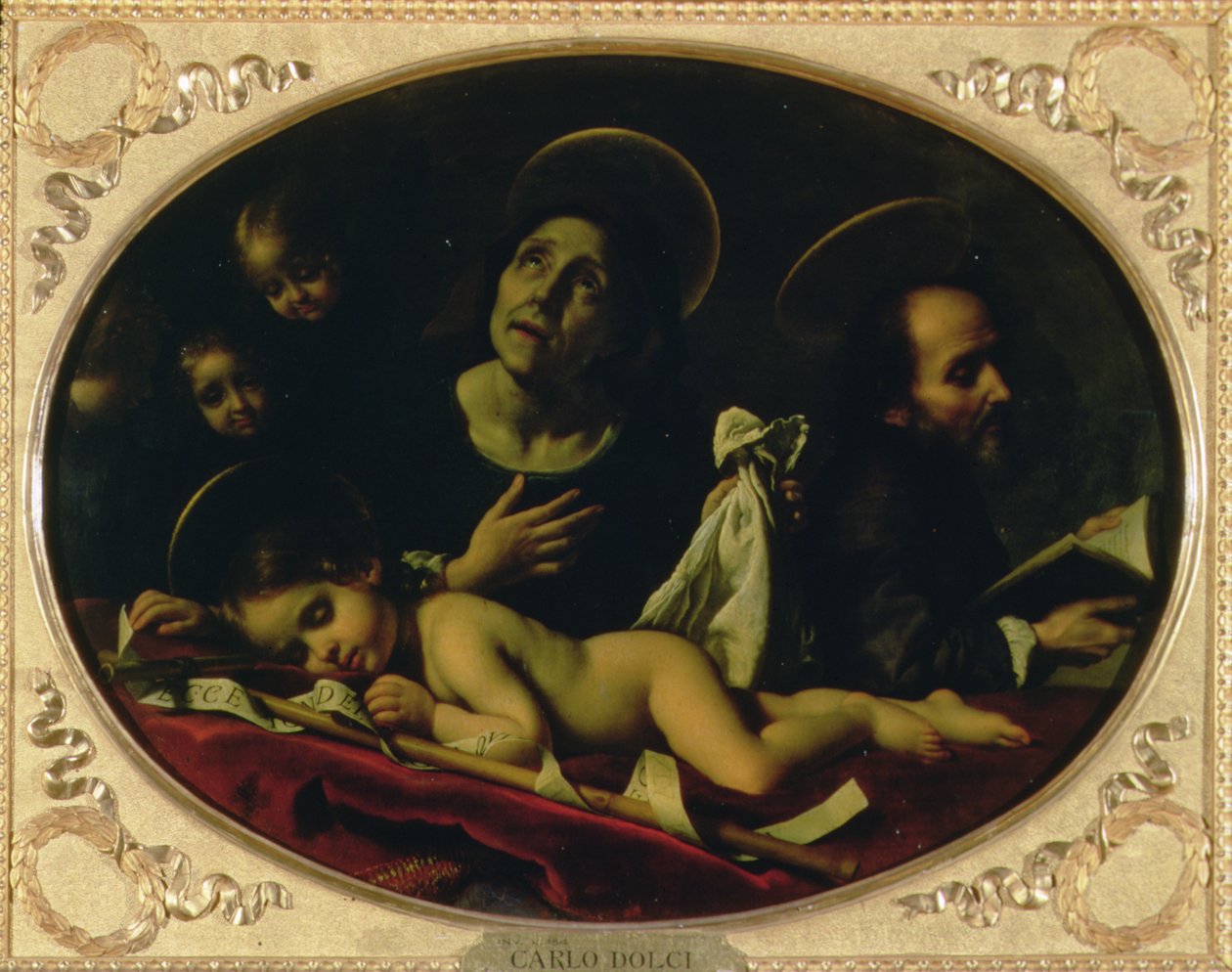 O sonho do infante São João Batista de Carlo Dolci