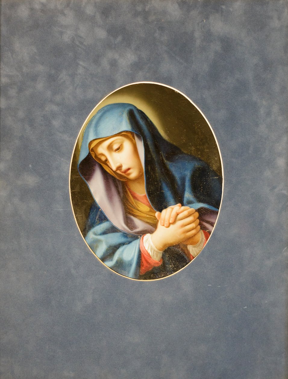 A Madona que chora, Carlo Dolci (óleo sobre cobre) de Carlo Dolci