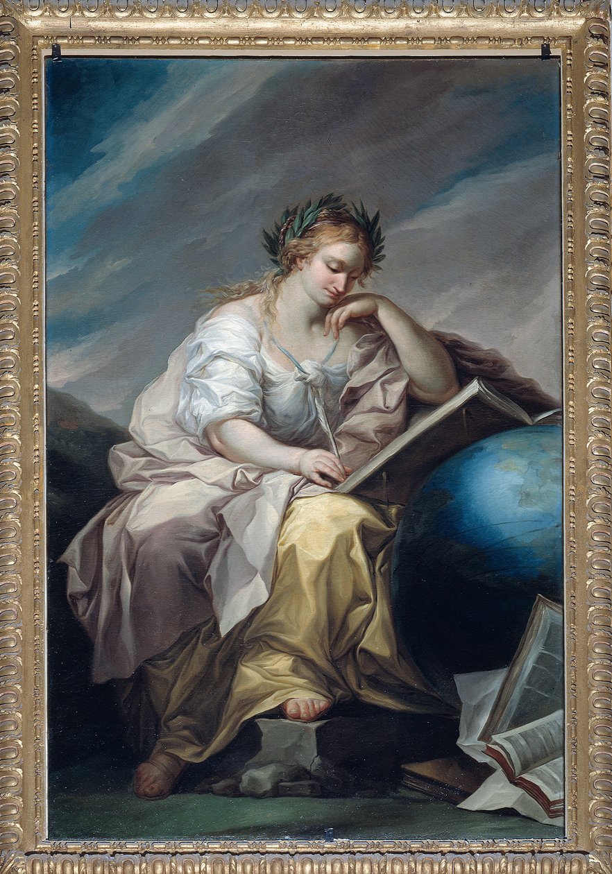 Alegoria dos treze valores da república: a história (Pintura, depois de 1783) de Carlo Giuseppe Ratti