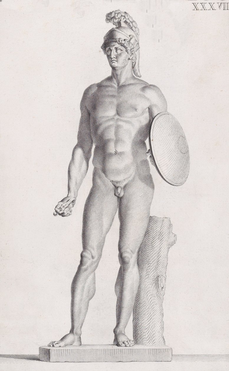 Estátua de Marte, 1734 de Carlo Gregori