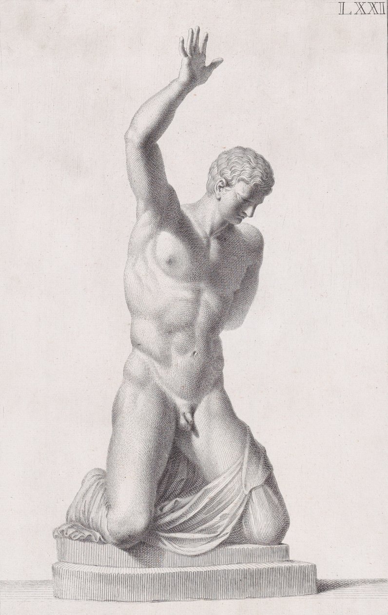 Estátua de Narciso, 1734 de Carlo Gregori
