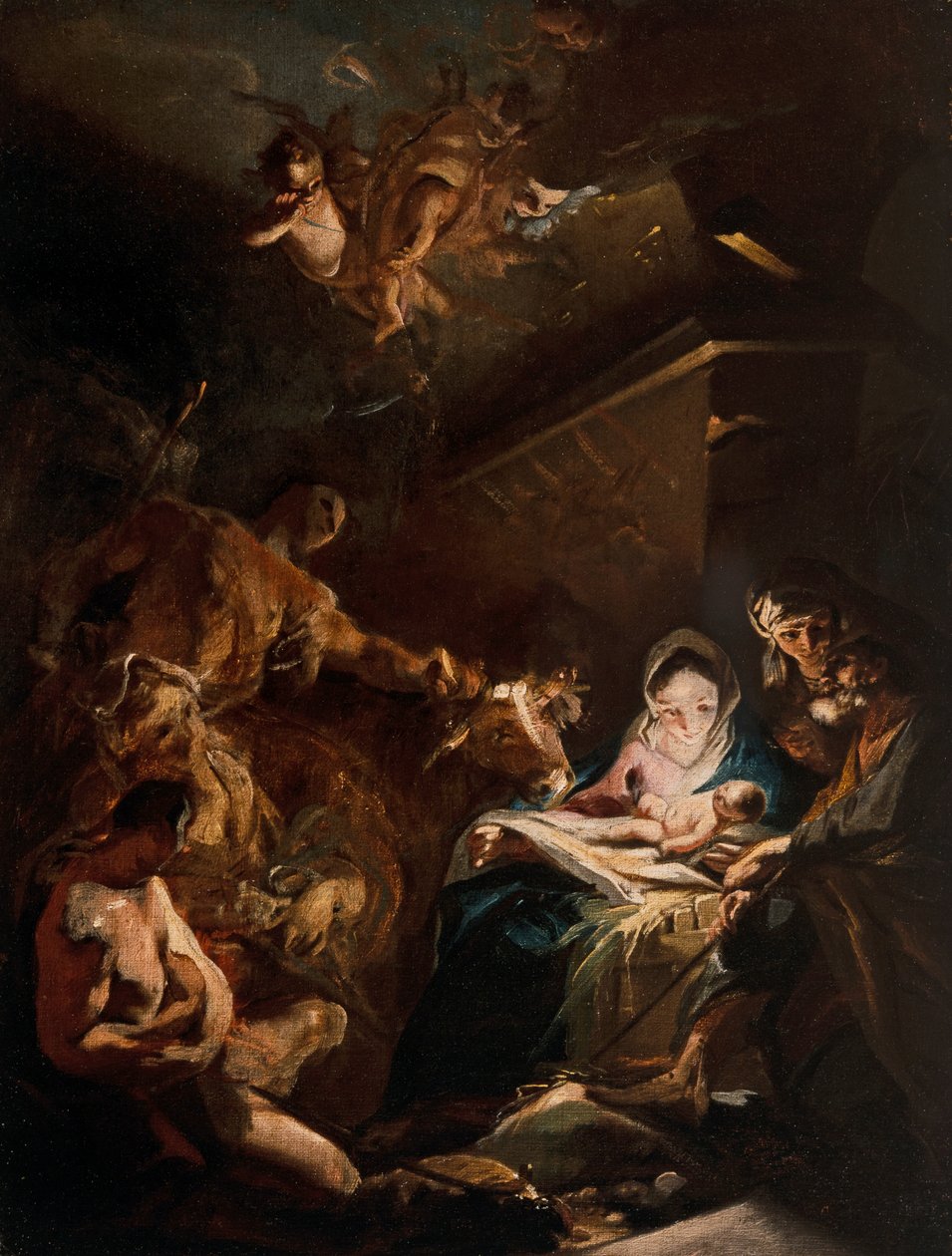 A Adoração dos Pastores de Carlo Innocenzo Carlone