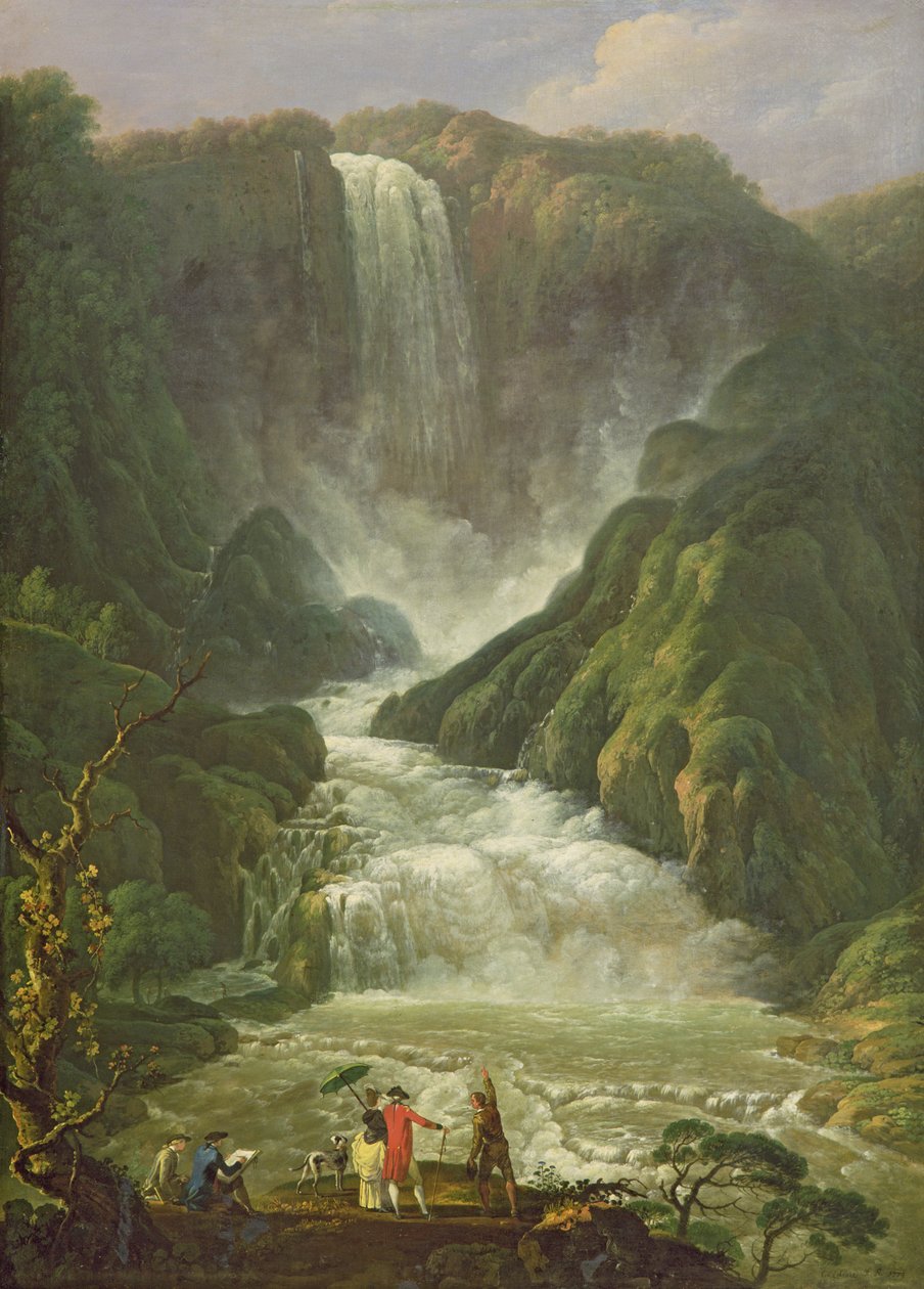 As quedas de Terni de Carlo Labruzzi