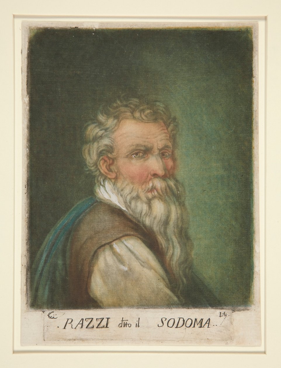 (Retrato de) G. A. Bazzi, idem O Sodoma de Carlo Lasinio