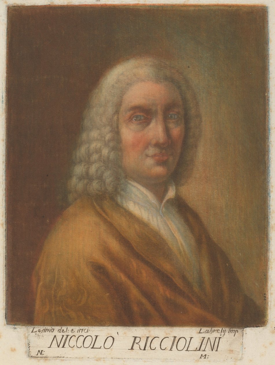 Nicolau Ricciolini, 1789. de Carlo Lasinio