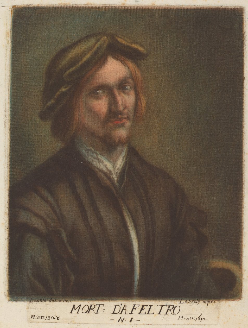 Morreu de Feltre de Carlo Lasinio, after Lorenzo Luzzo