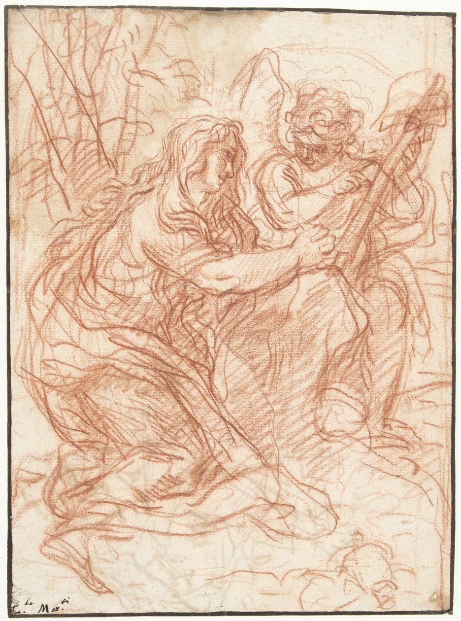 Maria Madalena adorando a Cruz de Carlo Maratta
