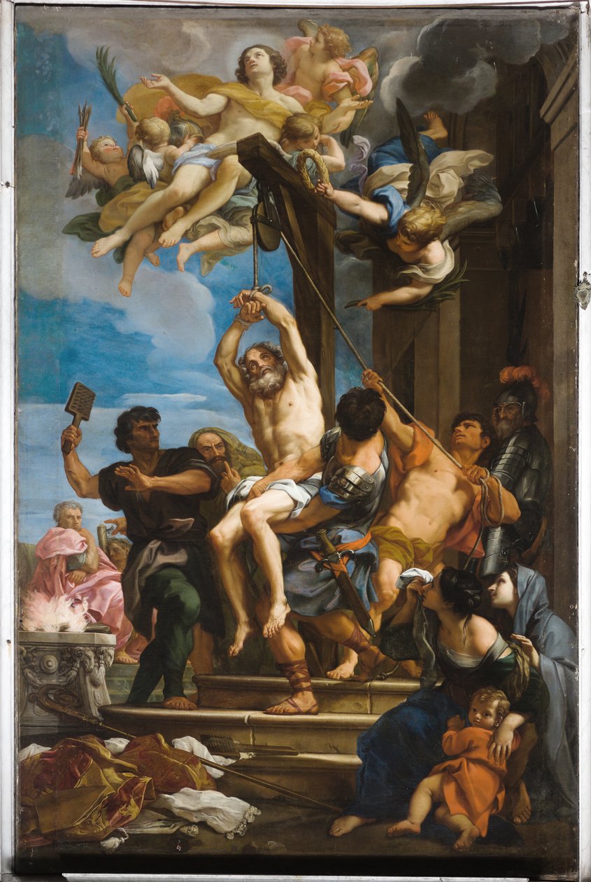 Martírio de São Brás, c.1680 (óleo sobre tela) de Carlo Maratta