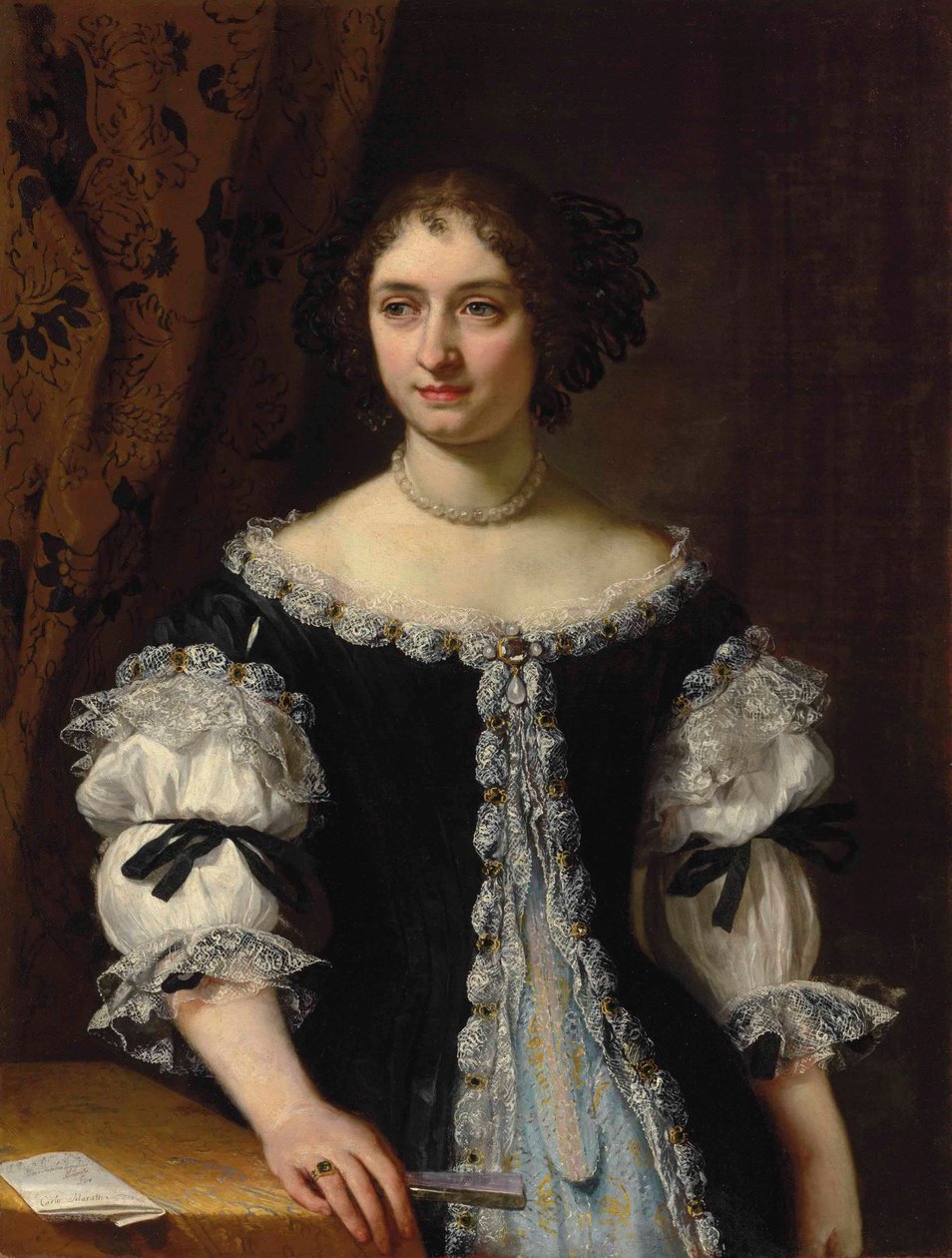Retrato de Maria Maddalena Rospigliosi Panciatichi de Carlo Maratta