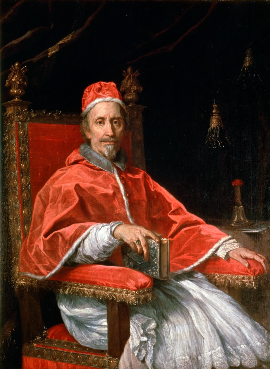 Retrato do Papa Clemente IX, 1669 de Carlo Maratta