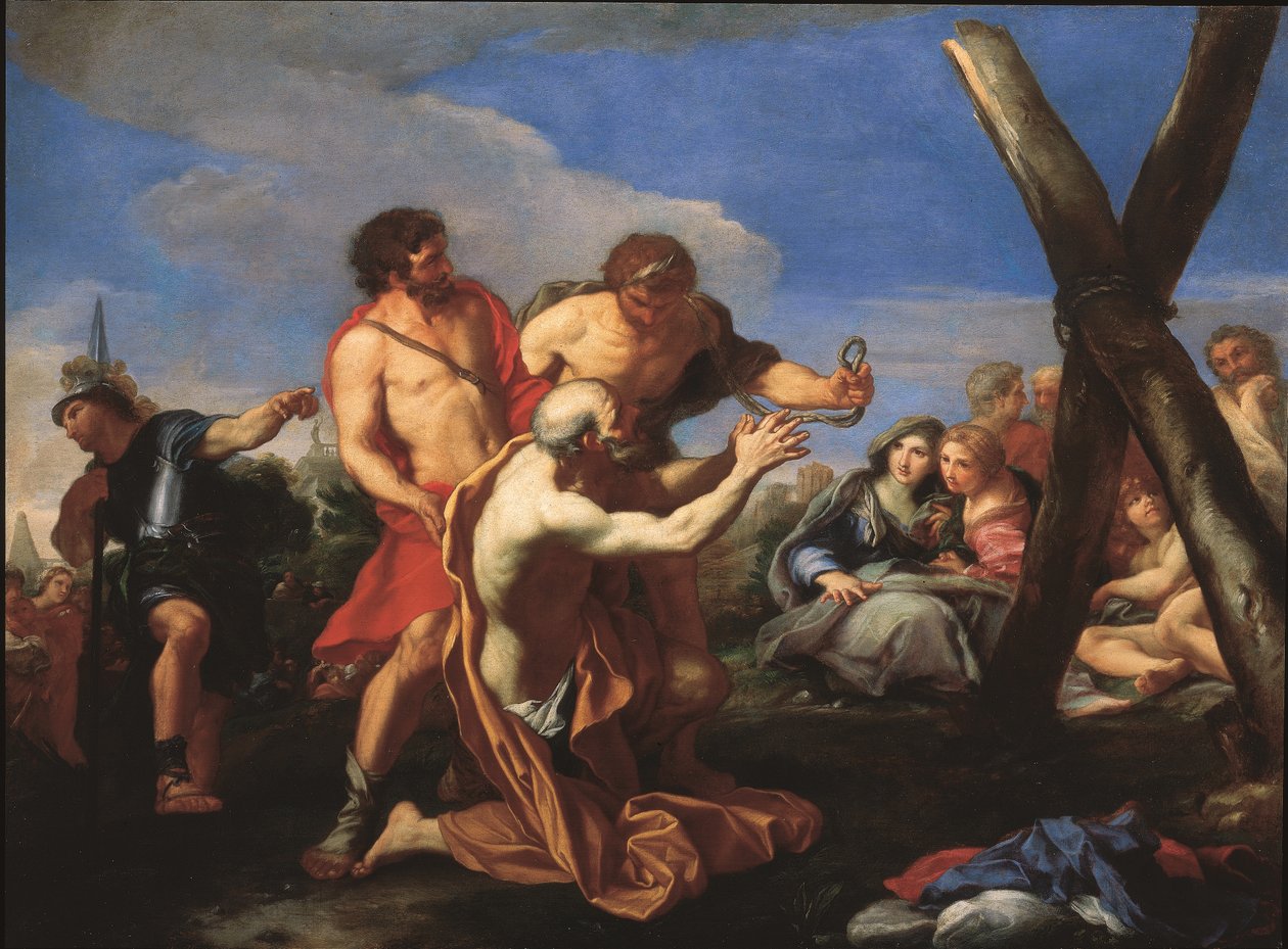 Santo André conduzido à Cruz do Martírio (óleo sobre tela) de Carlo Maratta