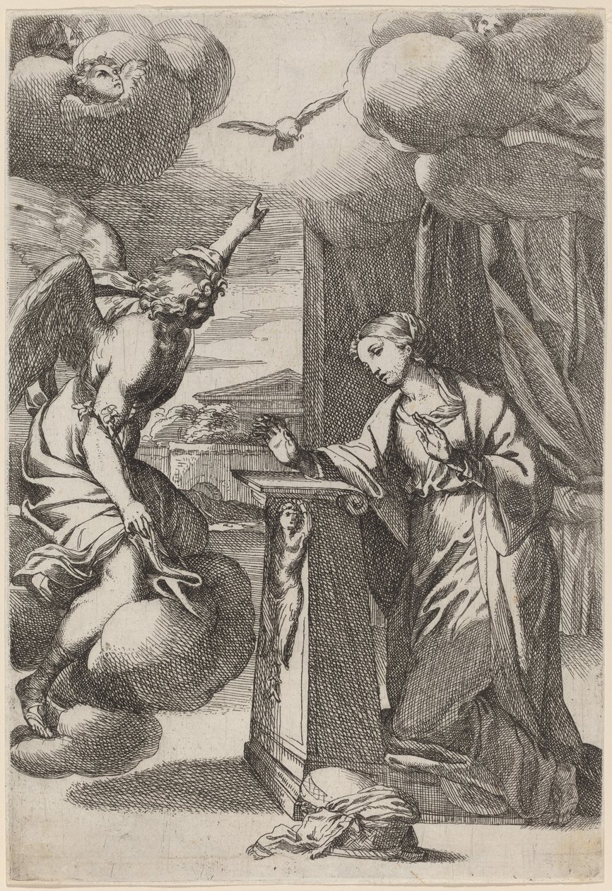A Anunciação de Carlo Maratta