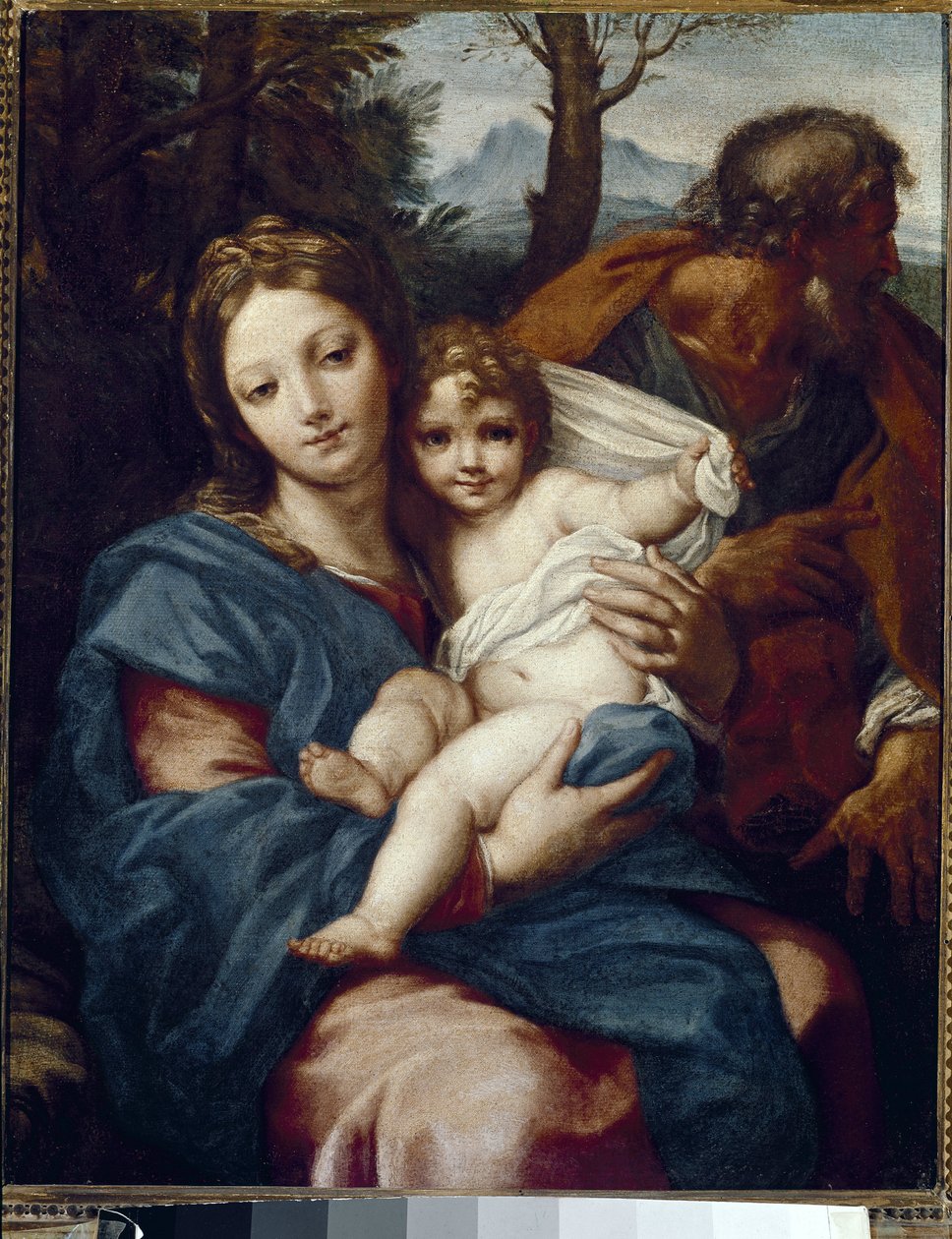Sagrada Família. (óleo sobre tela de Carlo Maratta or Maratti