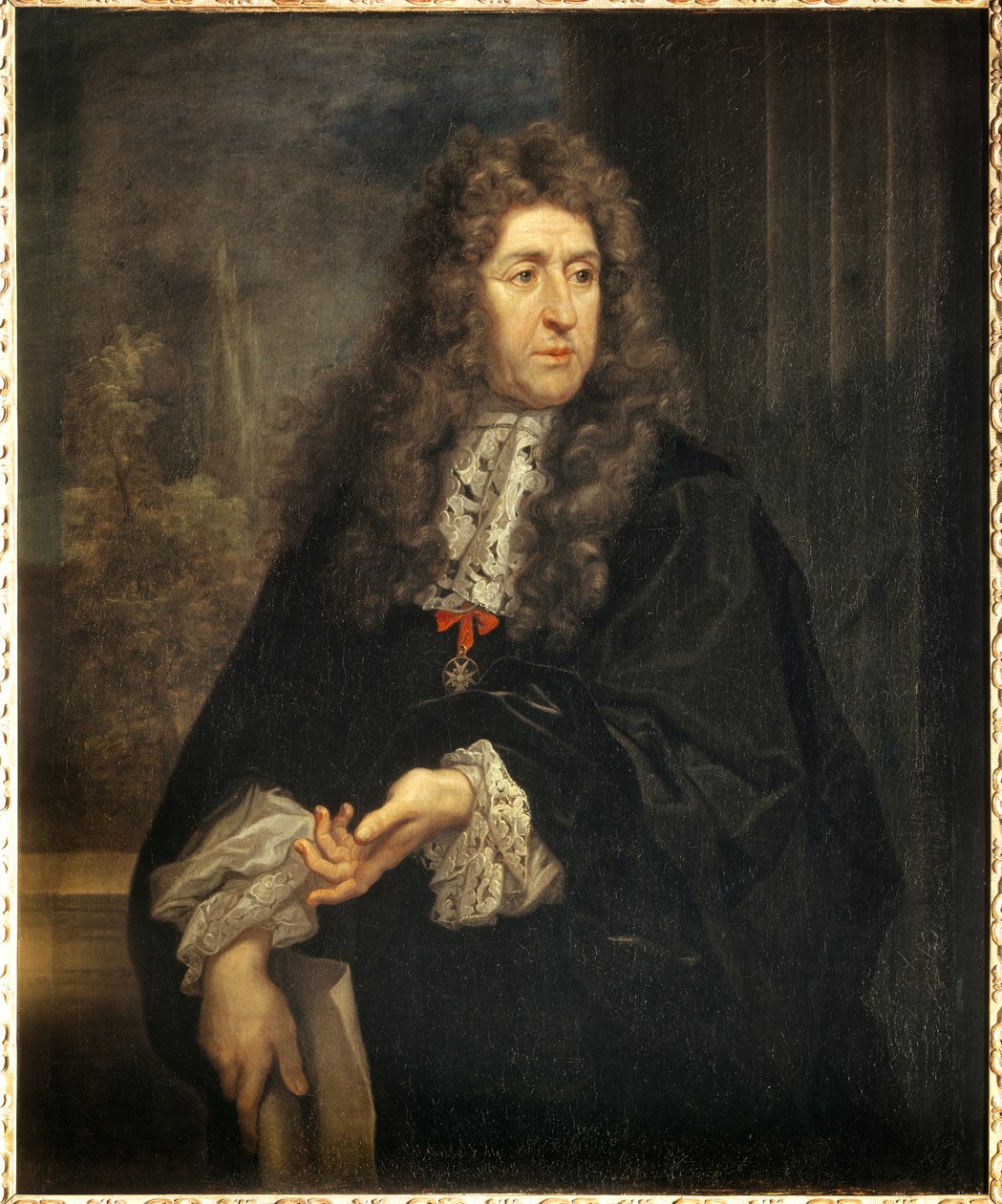 Retrato de André Le Notre (Lenotre) (1613-1700), designer dos jardins do Rei Pintura de Carlo Maratta (1625-1713) Sol do século XVII. 1,12x0,85 m de Carlo Maratta or Maratti