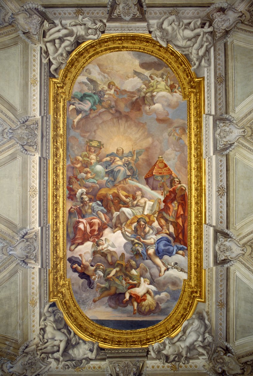 O Triunfo de Clemenza de Carlo Maratta or Maratti