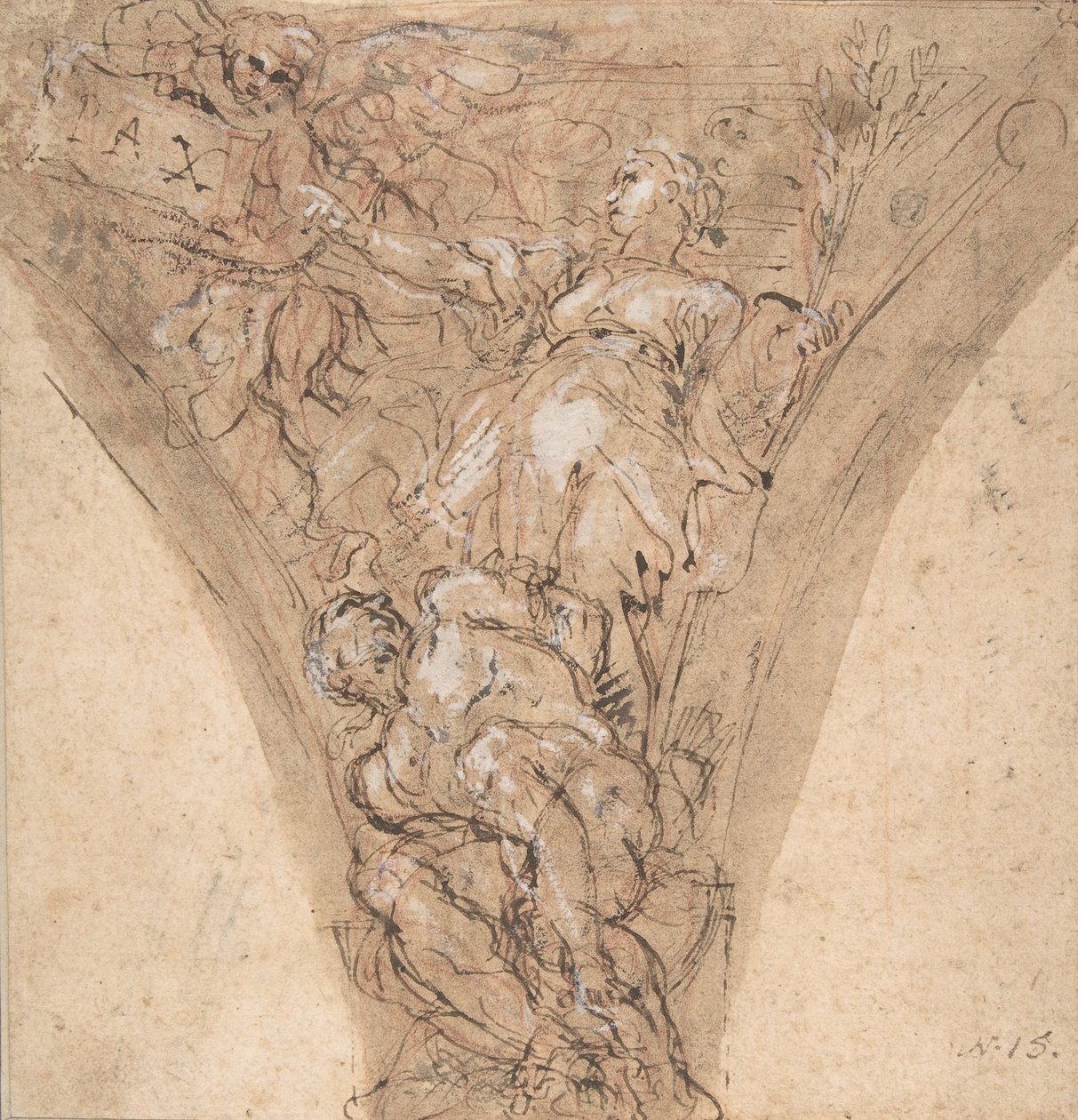 Figura Alegórica da Paz, 1625-1713. de Carlo Maratti