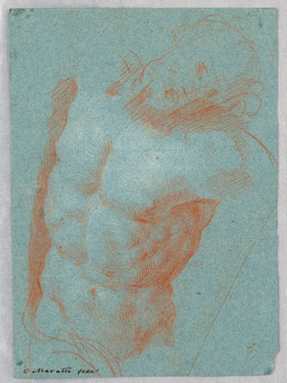 Desenho, Um Torso de Cristo Morto, 1650-1700 de Carlo Maratti