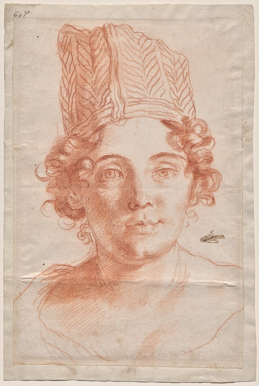 Retrato de Francesca Gommi, esposa de Carlo Maratti de Carlo Maratti
