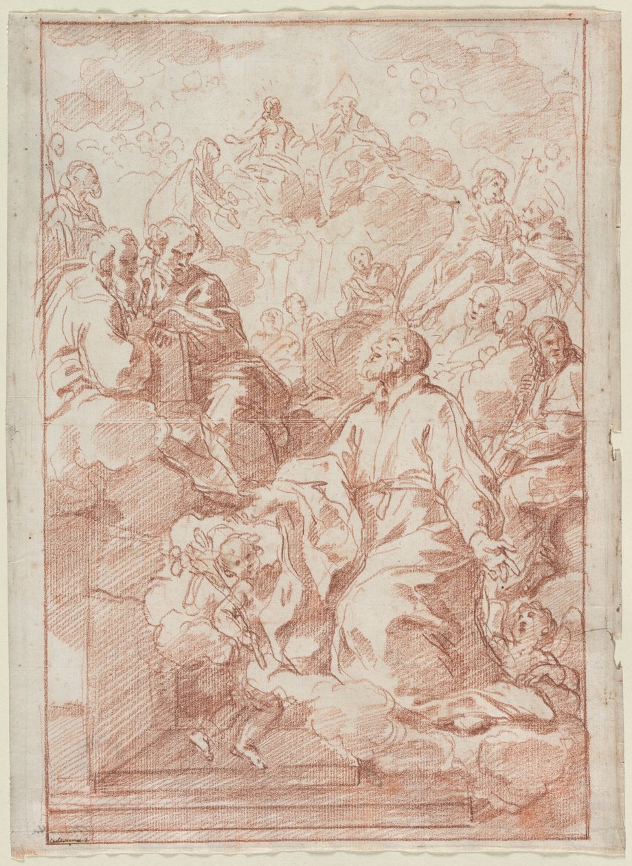 Visão de São Filipe Neri de Carlo Maratti