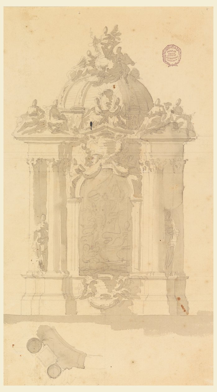 Projeto para um Altar de Carlo Marchionni