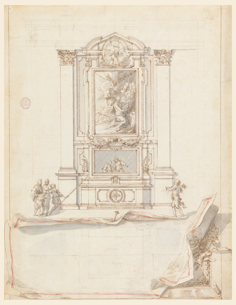 Projeto para um altar de Carlo Marchionni