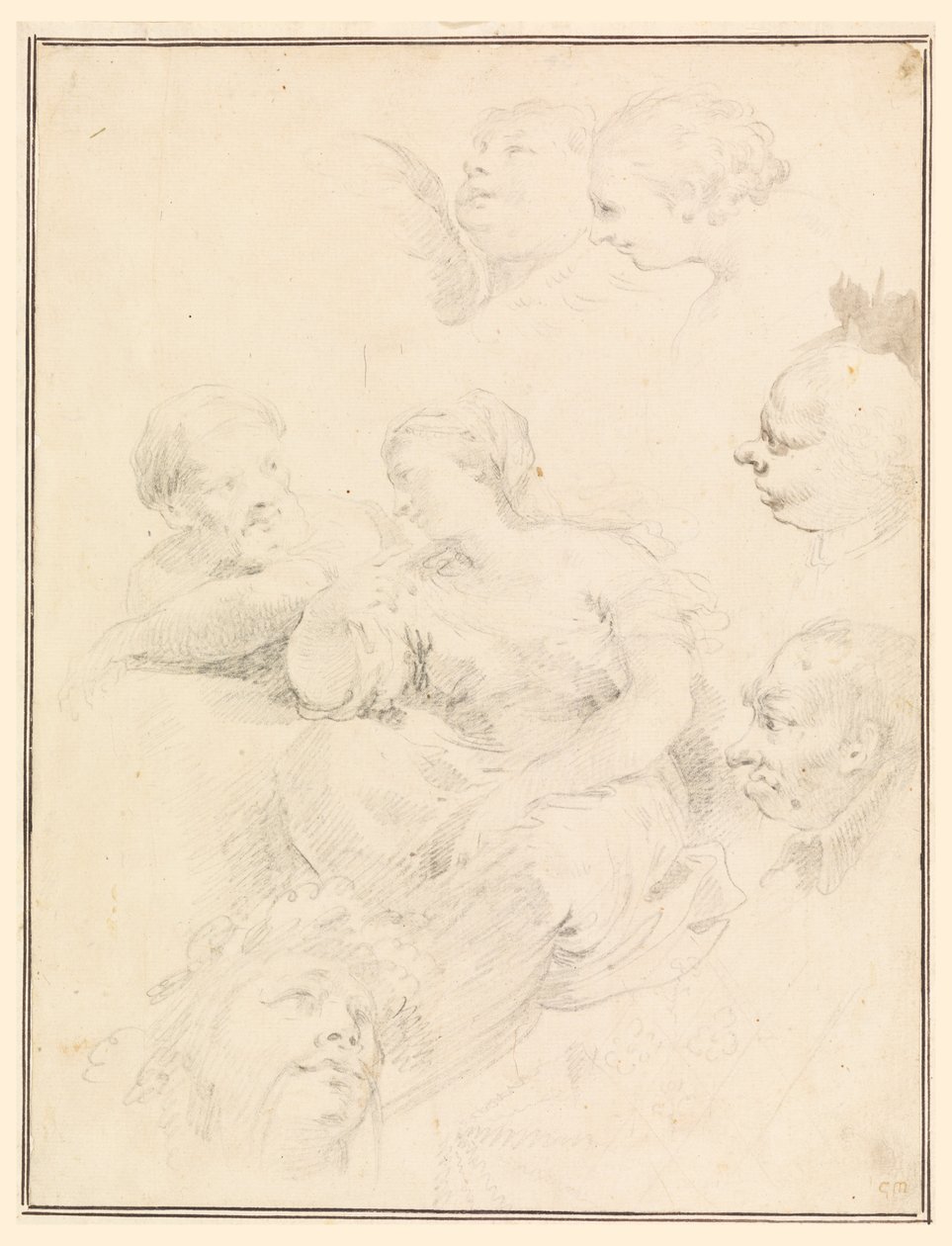 Esboços Figurais de Carlo Marchionni