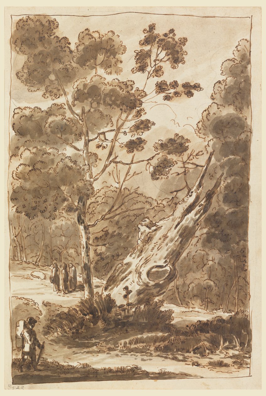 Figura na floresta de Carlo Marchionni