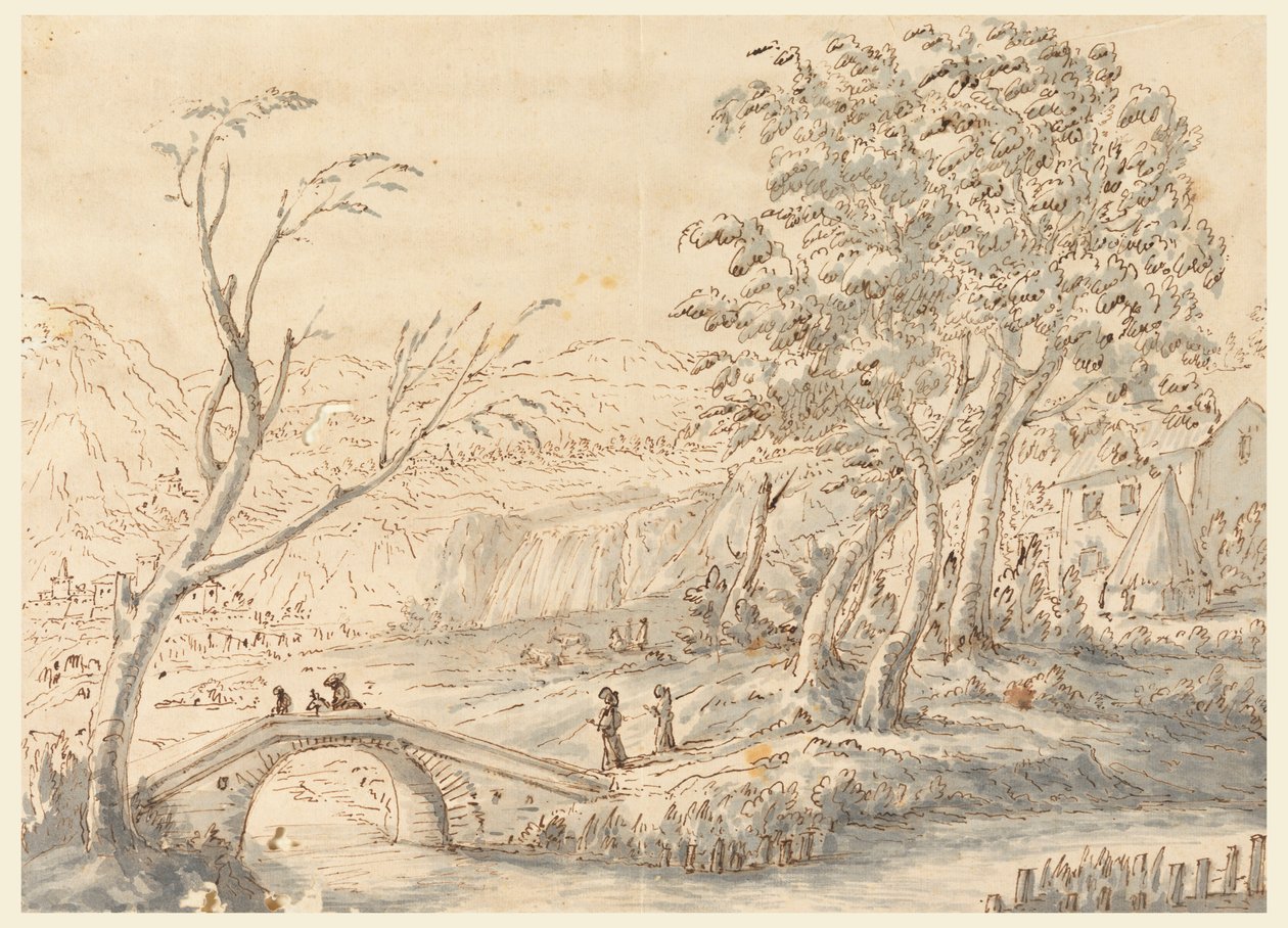 Paisagem com ponte de Carlo Marchionni
