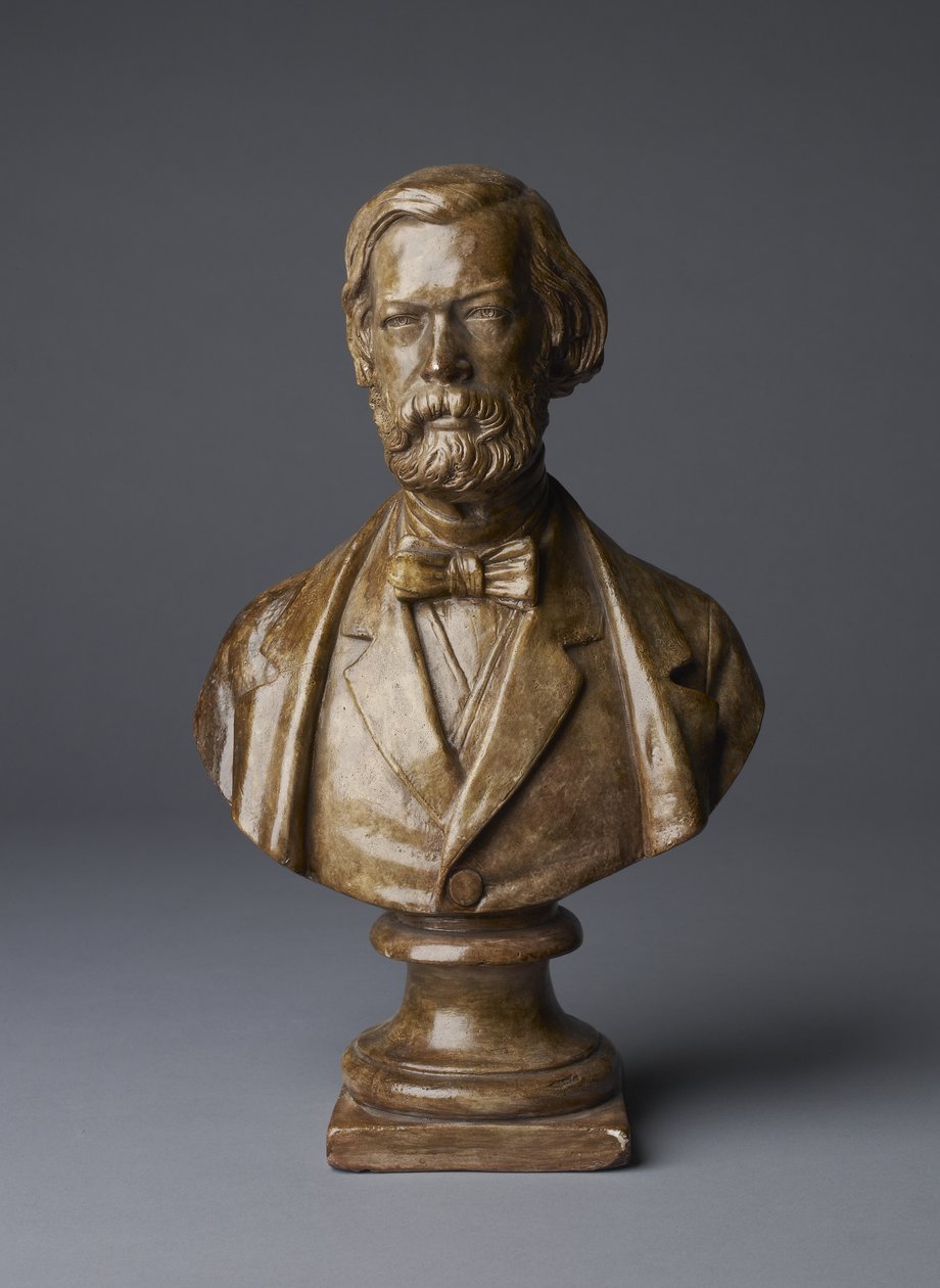 Busto de Sir John Charles Robinson (busto de gesso, bronzeado) de Carlo Marochetti
