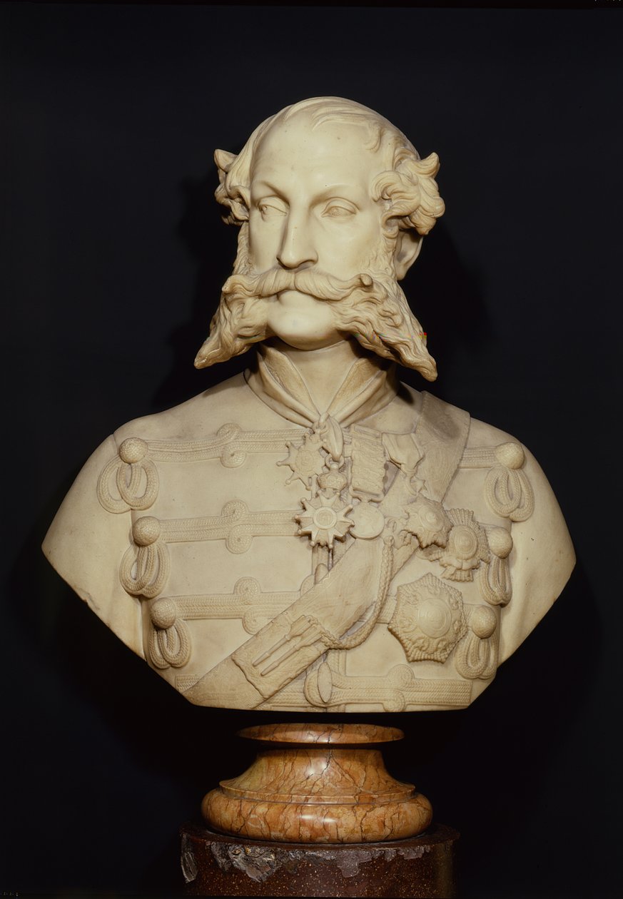 The Earl of Cardigan (1797-1868) (mármore) de Carlo Marochetti