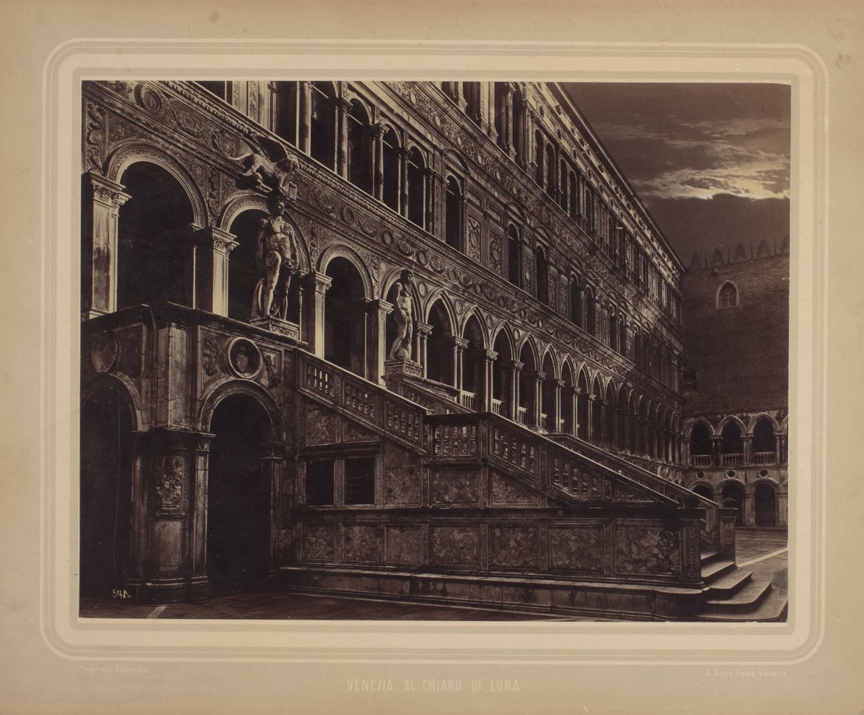 Veneza à luz da Lua de Carlo Naya