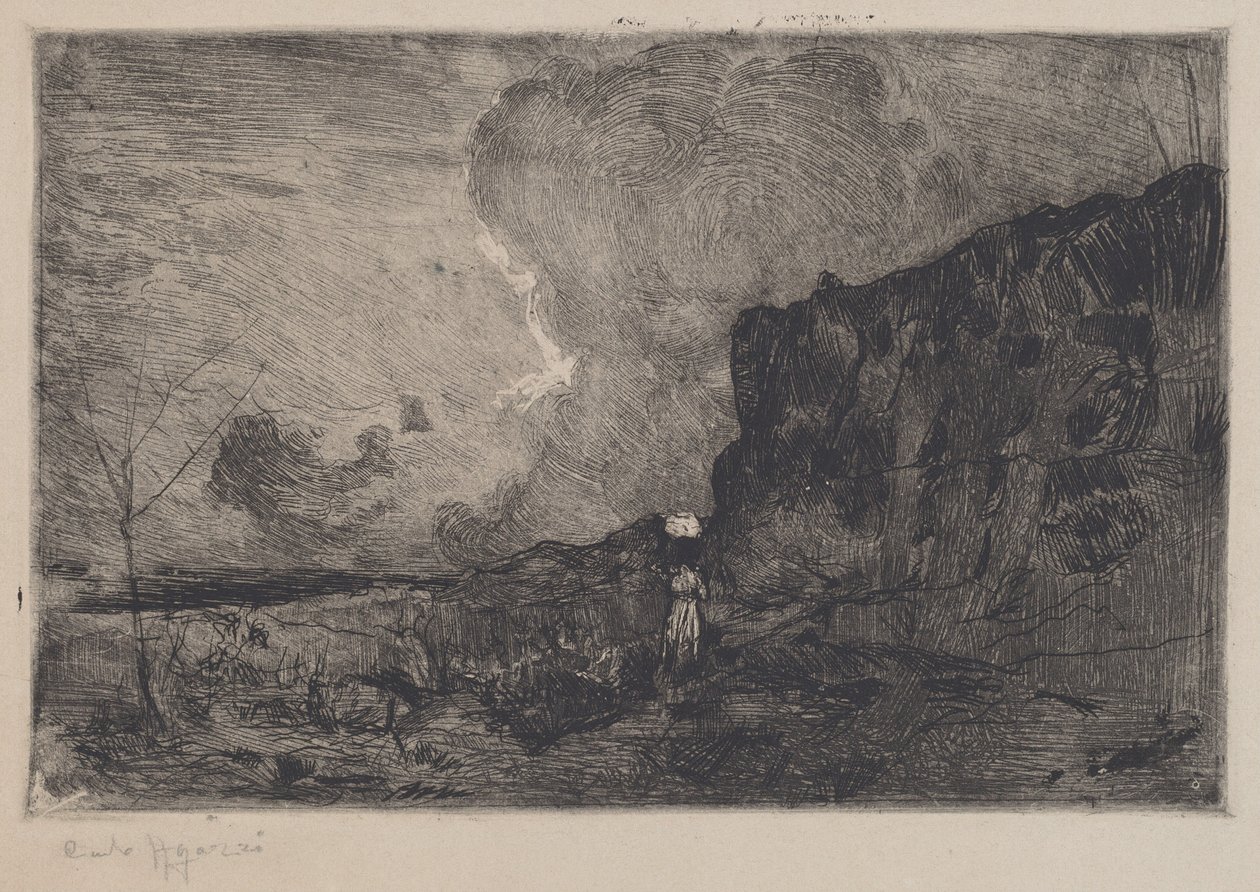 Paisagem, antes de 1915. de Carlo Paolo Agazzi