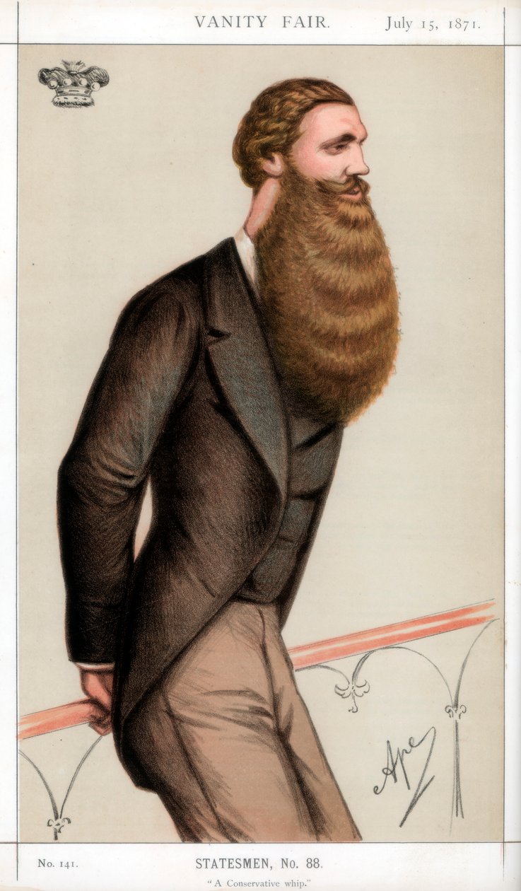 Um chicote conservador, 1871 de Carlo Pellegrini