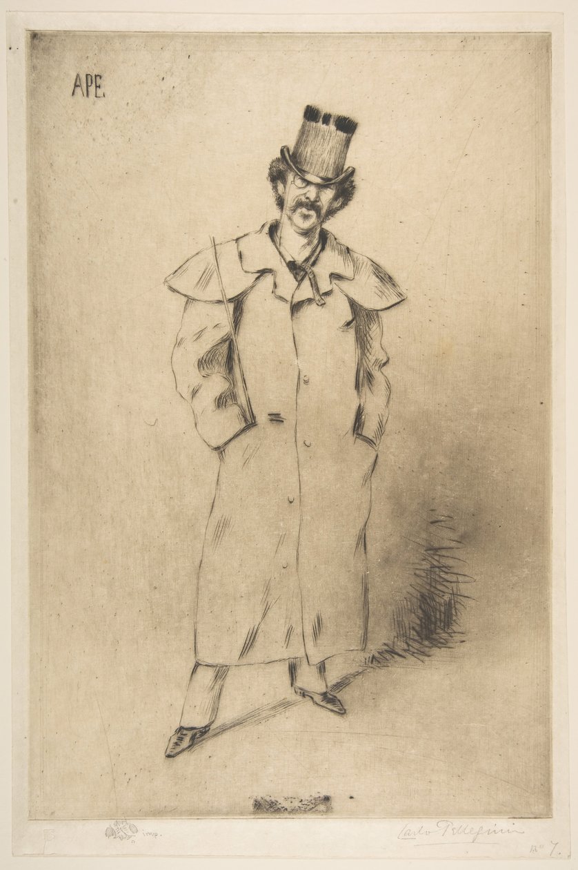 James McNeill Whistler, século XIX. de Carlo Pellegrini