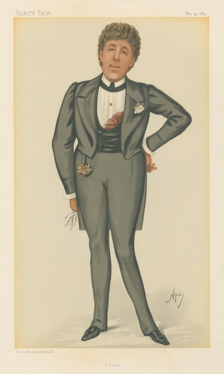 Oscar, Oscar Wilde (série Vanity Fair) de Carlo Pellegrini