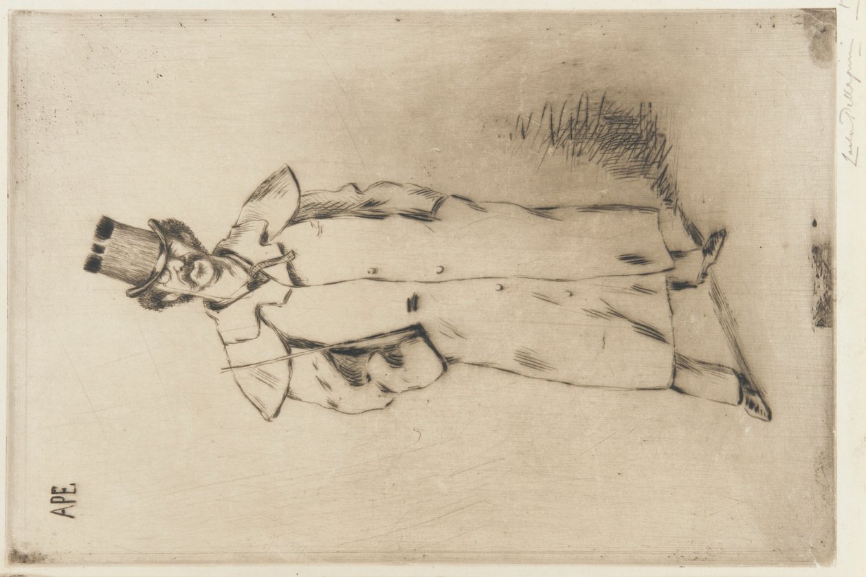 Retrato de Whistler de Carlo Pellegrini