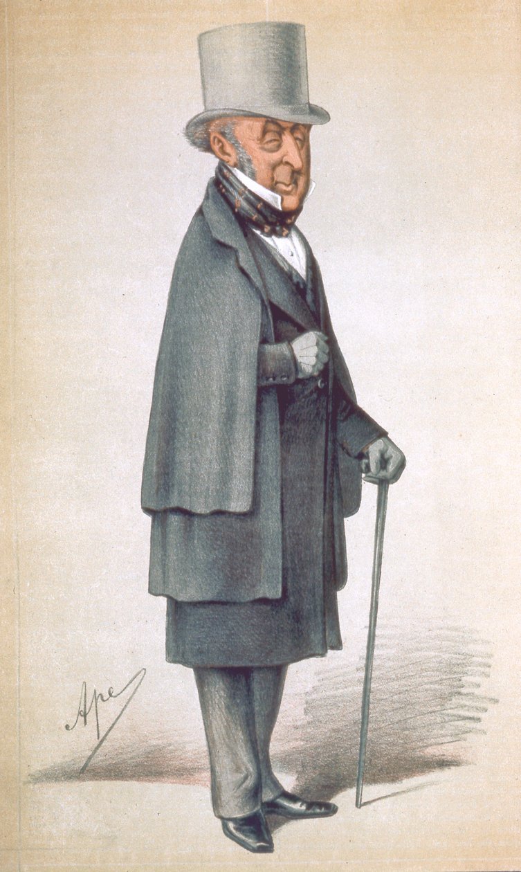 Roderick Impey Murchison, geólogo escocês, 1870 de Carlo Pellegrini