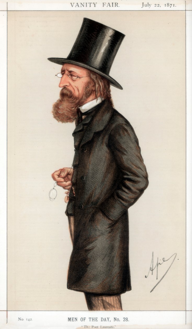 O poeta laureado, 1871 de Carlo Pellegrini