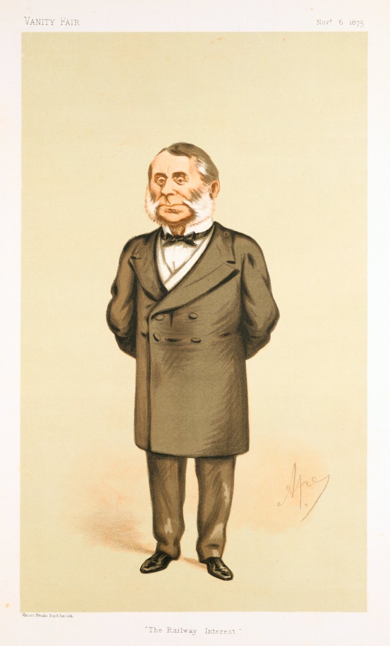O interesse ferroviário, 1875 de Carlo Pellegrini
