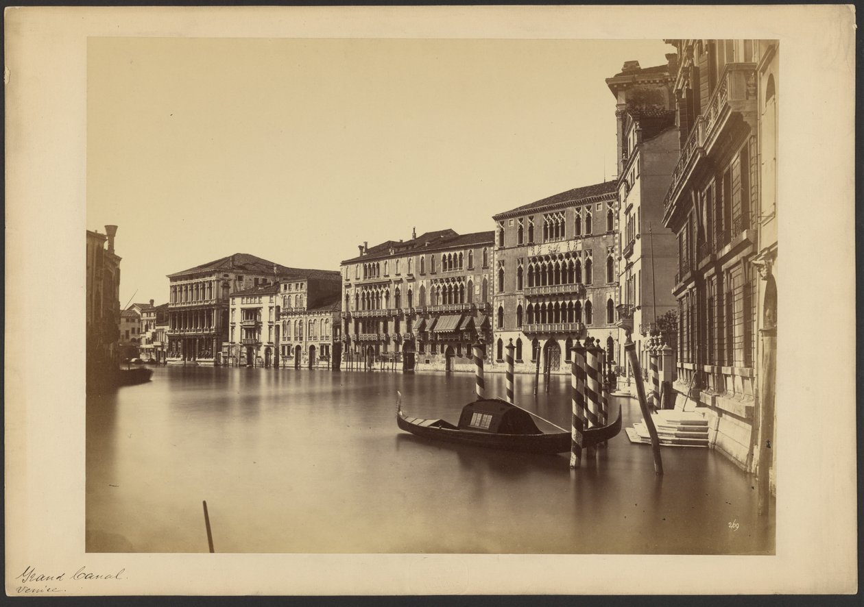 Grande Canal, do Palazzo Grimani a S. Polo de Carlo Ponti