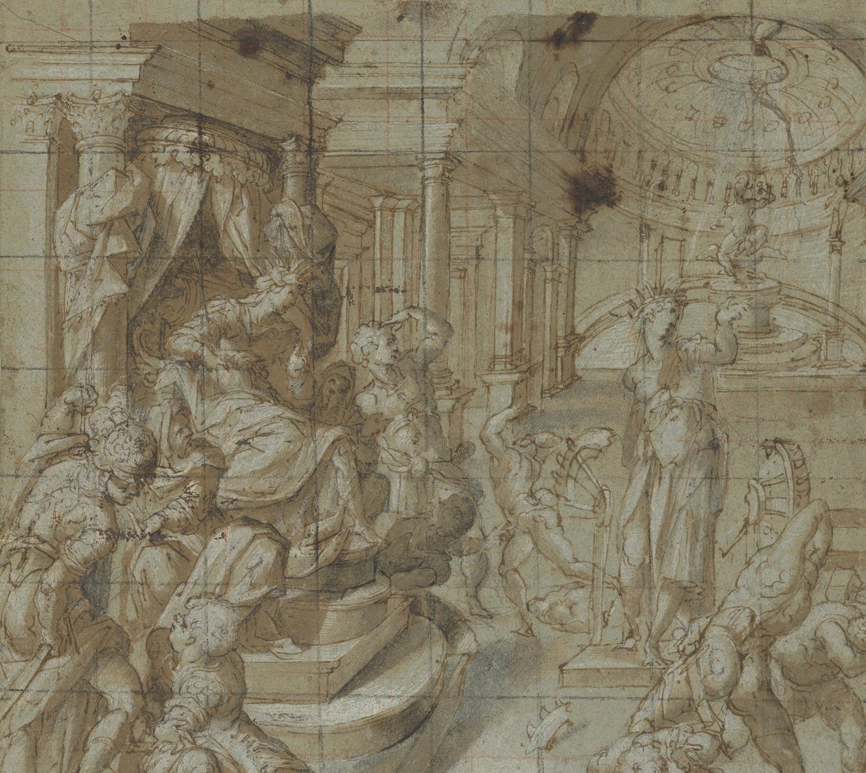 O martírio de Santa Catarina de Alexandria, 1560-70. de Carlo Portelli