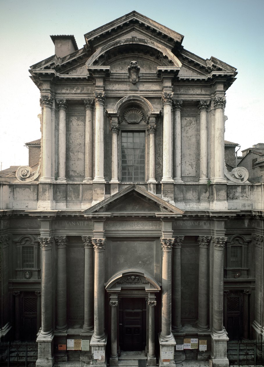 Fachada da Igreja de Carlo Rainaldi