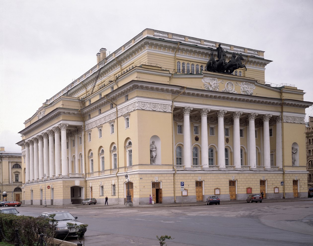 O Teatro Alexandrinsky em São Petersburgo, 1828-1832 de Carlo Rossi