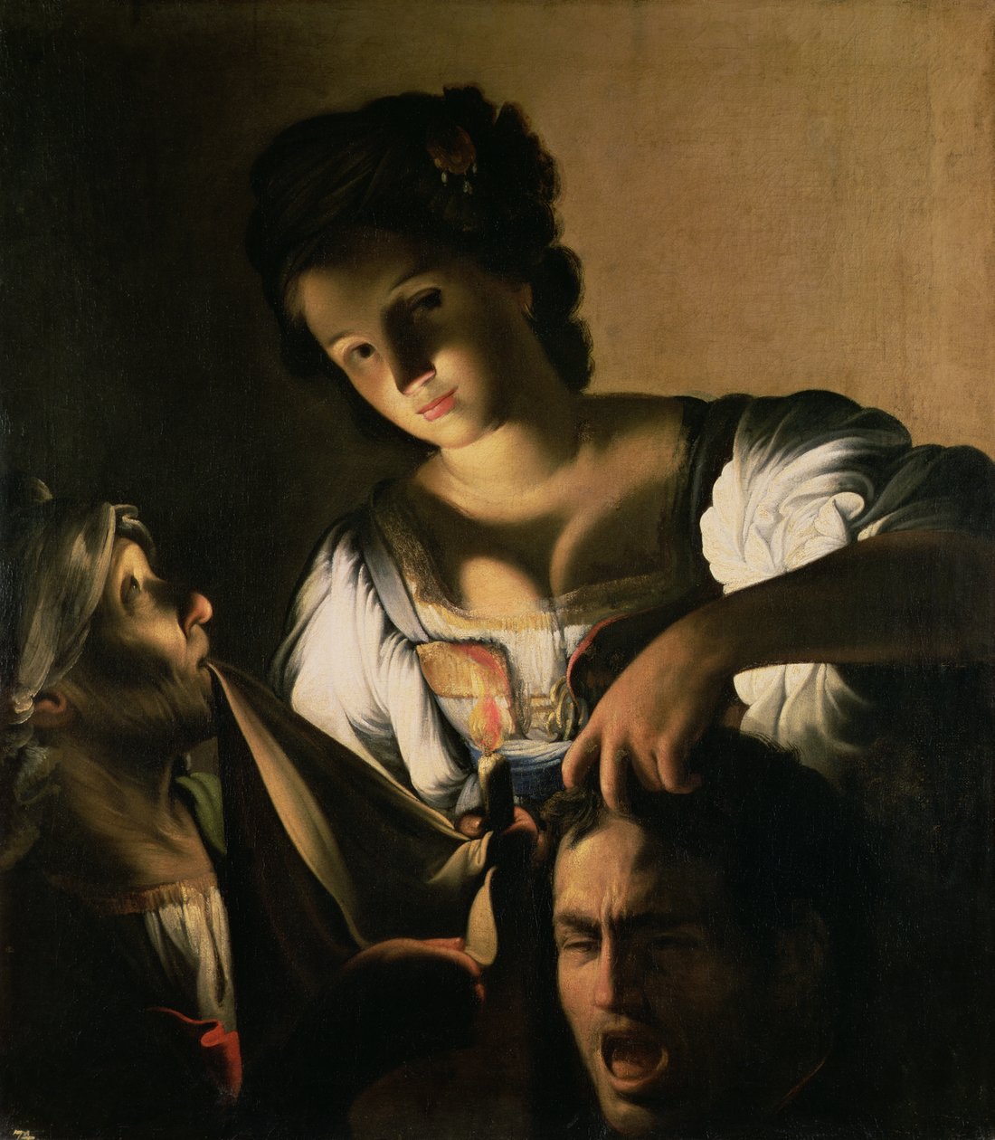 Judith com a cabeça de Holofernes, 1615 de Carlo Saraceni