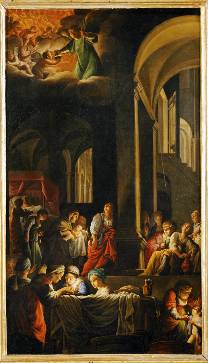 La naissance de la Vierge - Nascimento da Virgem Maria ... de Carlo Saraceni